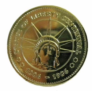 NHM COIN L 1986 Statue of Liberty Double Eagle .999 Silver LAYERED COA - Picture 1 of 3