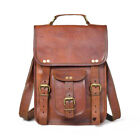 Universal Men Leather Messenger Briefcase Laptop Shoulder Bag Vintage Bag