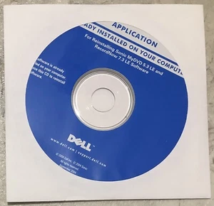 Dell Sonic Digital MyDVD 5.3 RecordNow 7.3 Reinstallation Software CD New Sealed - Picture 1 of 4
