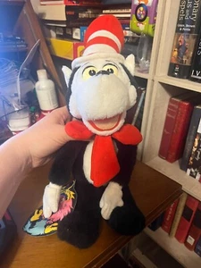 Vintage Dr. Seuss Katze mit Hut und Gink Plüsch 1997 Mattel Jim Henson 36 Zoll groß - Bild 1 von 4