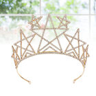M Bride Ring Crown Hair Jewelry for Girls Five-pointed Star