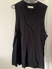 Assembly Mens Black Muscle Singlet Size M. $19 Free Postage