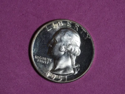 1951- Quarter Dollar #P18119 - Image 1 of 2