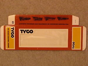 TYCO TRAIN BOX, NEW, FLAT, UNFOLDED, NEVER USED. PUT YOUR TREASURE IN A NEW BOX