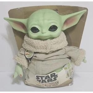 Star Wars The Mandalorian Grogu 11" Squeeze & blink Disney Mattel - Picture 1 of 7