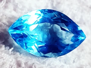 Certified Jewelry Making 12.90 Ct Aquamarine Marquise Shape Loose Gemstone - Imagen 1 de 6