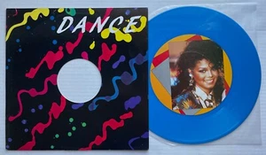 JANET JACKSON When I Think Of You 1986 AUSTRALIAN Only BLUE VINYL 12" Single VG+ - Picture 1 of 3