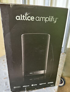 Altice Amplify-High-Fidelity TV Smart Speaker with Sound by Devialet, Alexa Voic