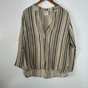 La Vi by Sam & Lavi Striped Blouse Size Small - Picture 1 of 5