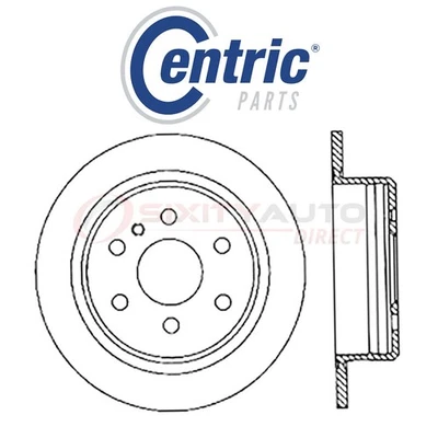 Centric C-TEK Disc Brake Rotor for 2007-2009 Dodge Sprinter 2500 3.0L 3.5L ds Foto 1 de 4