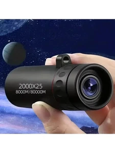2000X25 Hd Monocular Telescope Compact Portable Scope For Hunting, Travel, Camp - Picture 1 of 8