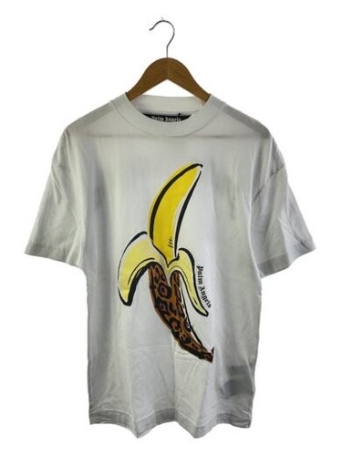 Palm Angels T shirt M Cotone WHT BANANA T shirt classica