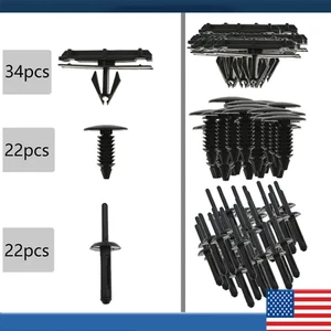 78 PIEZAS Kit de montaje completo con clip de hardware Fender Flare para 2007-2017 Wrangler JK - Imagen 1 de 10