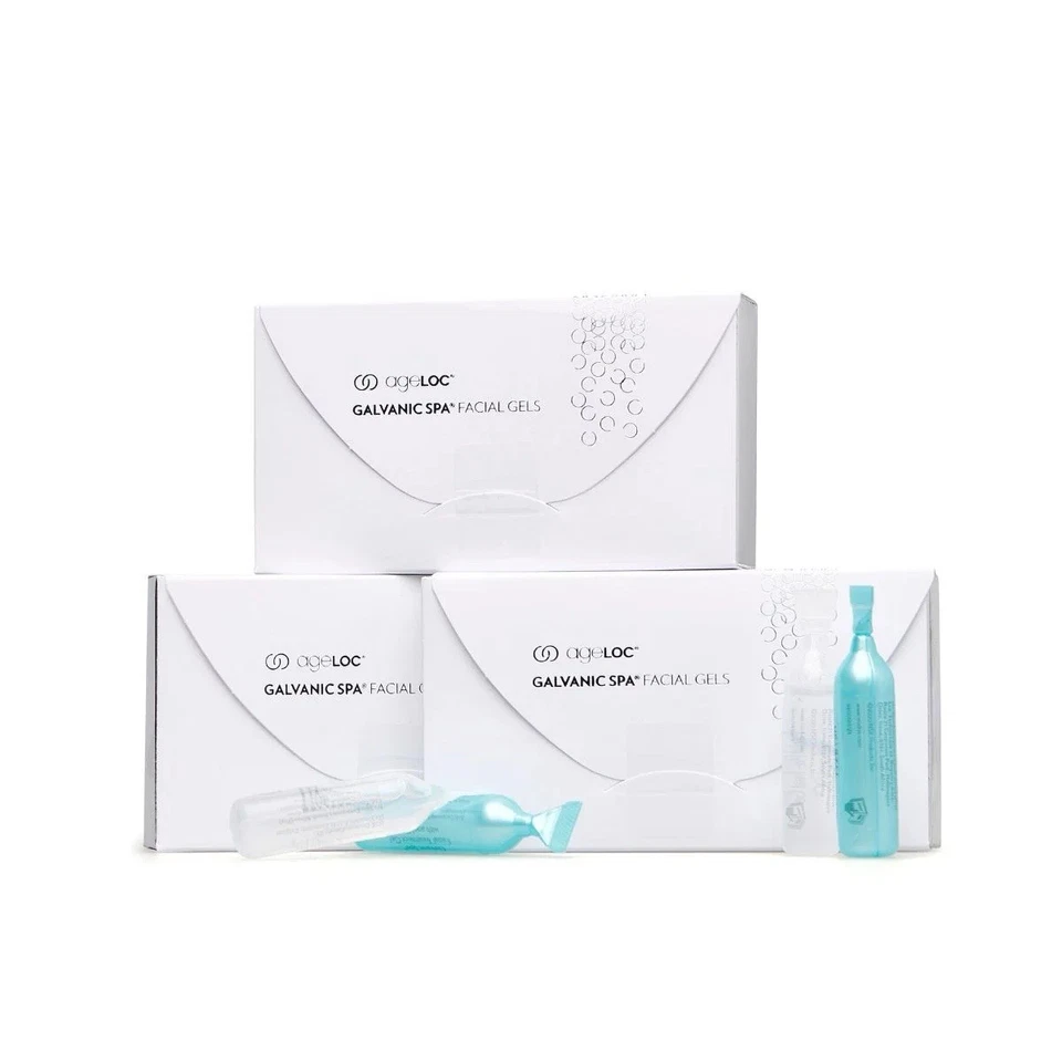 Nuskin ageLOC Galvanic Spa Facial Gels für das Anti-Aging-Gerät - 2x4ml Ampullen