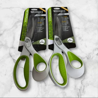 PARA 2 Tijeras WestCott Carbo Titanium 9" ENVÍO NUEVO Foto 1 de 2