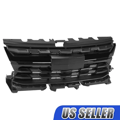 Front Upper Grille Gloss Black Trim For Chevrolet Colorado 2021 & 2022 Foto 1 de 4