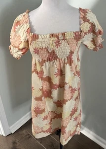 Vestido Faherty Ramona en cálido estampado de isla de Jícaro talla XS NUEVO CON ETIQUETAS - Imagen 1 de 6