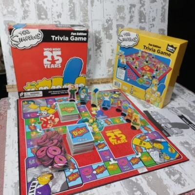 The Simpsons Fan Edition 25th Anniversary Trivia Board Game Complete 2013 - Image 1 of 4