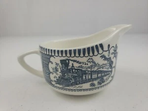 Vintage Currier und Ives von Royal China "Express Train - Railroad" Milchkännchen - Bild 1 von 6