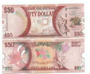 Guyana $50 Commemorative Banknote UNC 2016 - Picture 1 of 3