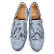 alexa perforated zip sneaker