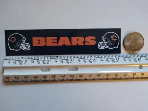 NFL Chicago Bears Team Magnet Put On Refrigerator Or Any Metal Surface Cover