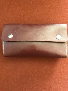 De colección - Cartera de pesca con mosca de cuero plegable soporte para mosca (7,75x3,5x1”) - Imagen 1 de 12