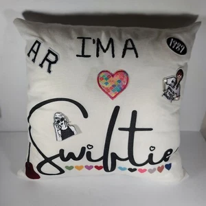 Taylor Swift Throw Pillow, I'm A Swiftie - 1989, AR - 18" x 18" - Picture 1 of 5