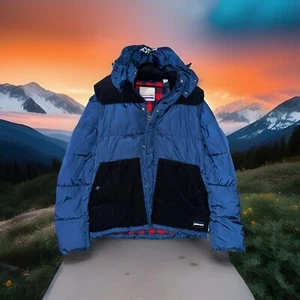 EUC Scotch & Soda Puffer Worker Blue Primaloft Jacket Vest Mens Sz Lrg MSRP $325 - Picture 1 of 17