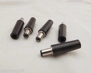 100pcs 5.5x2.5mm DC Power Cable Male Plug Connector Adapter Soldering Plastic - Picture 1 of 7