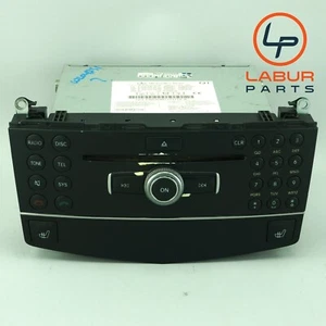 W204 MERCEDES 08-11 C CLASS AM/FM RADIO CD PLAYER STEREO HEAD UNIT C618 - Picture 1 of 9