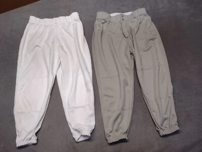 Lote De Dos Pantalones De Béisbol Deportivos Franklin Juveniles Talla X Grande Uno Gris Uno Blanco  Foto 1 de 4