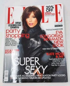 Elle Magazine Eva Longoria Cover Dec 2007 - Picture 1 of 2