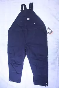 Carhartt FR Quick Duct Insulated Bib / Overalls - 54" x 32" - Logo on Back - Picture 1 of 16