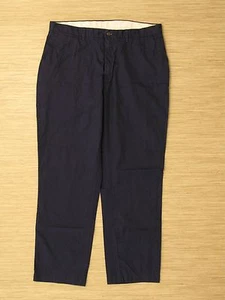 Polo Ralph Lauren blu navy pantaloni uomo piatti davanti cerniera pantaloni mosca chino - Foto 1 di 3