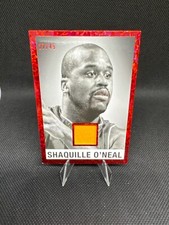 🔥2022-23 Leaf In The Game Used Shaquille O'Neal 1960 Red Jersey #8/45 Lakers