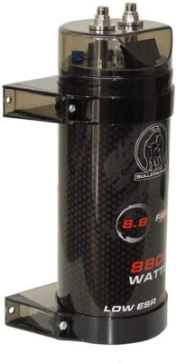 Bullz Audio 8.8 Farad Digital Capacitor for Car Marine Audio 8800 Watts Power