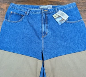 COLUMBIA Jeans Mens Brush Guard Denim Hunting Upland Duck Cloth 40x32 NWT - Picture 1 of 18