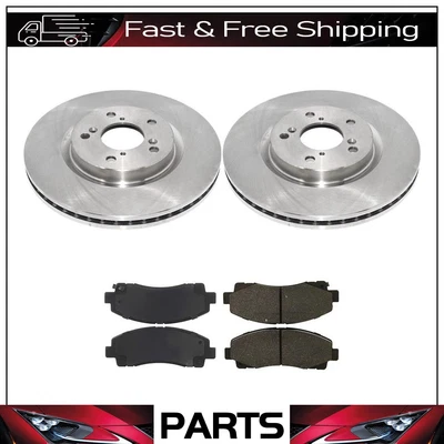 Rotores de freno delanteros y pastillas de freno de cerámica para Acura TL 2011-2013 Foto 1 de 4