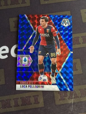 2020-21 Panini Mosaic Serie A Luca Pellegrini Blue 51/99 Genoa S.S.Lazio Italy - Image 1 of 2