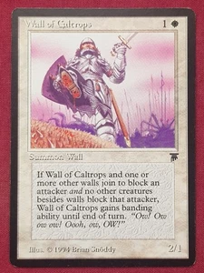 Magic The Gathering LEGENDS WALL OF CALTROPS white card MTG - Bild 1 von 2