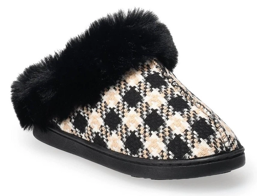 Zapatillas de pata de gallo Lauren Conrad LC para mujer negras tostadas blancas talla pequeña 6/7 nuevas con etiquetas Foto 1 de 4