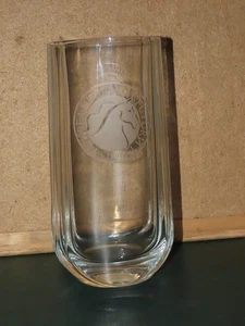 TENESSEE WALKING HORSE TWHBEA REGIONAL FUTURITY 1998 TROPHY VASE LEAD CRYSTAL - Picture 1 of 6