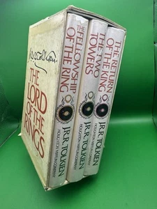 The Lord of The Rings Hardcover Box Set, 2nd Ed, w/Maps JRR Tolkien - Picture 1 of 23