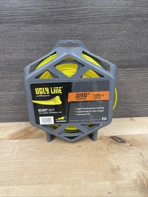 Shakespeare Ugly Line 125ft Spool 0.095” Spooled Tri-Edged Trimmer Line New - Image 1 of 2