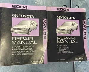2004 Toyota Avalon Factory Repair Manual 1&2 - Picture 1 of 1