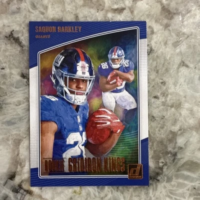 2018 Panini Donruss - Rookie Gridiron Kings #RGK-6 Saquon Barkley (RC) - Image 1 of 2