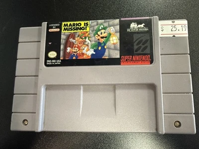 Mario is Missing SNES (Super Nintendo, 1993) - Image 1 of 4
