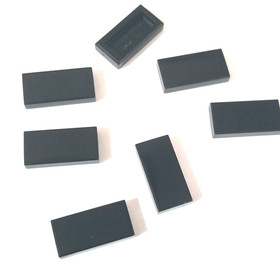 Lot of 7 LEGO Black 1x2 Tile 3069 / 30070 Brick Parts Pieces