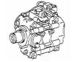 Compresor de aire acondicionado compatible con 06-12 AVALON 3679982 Foto 1 de 4